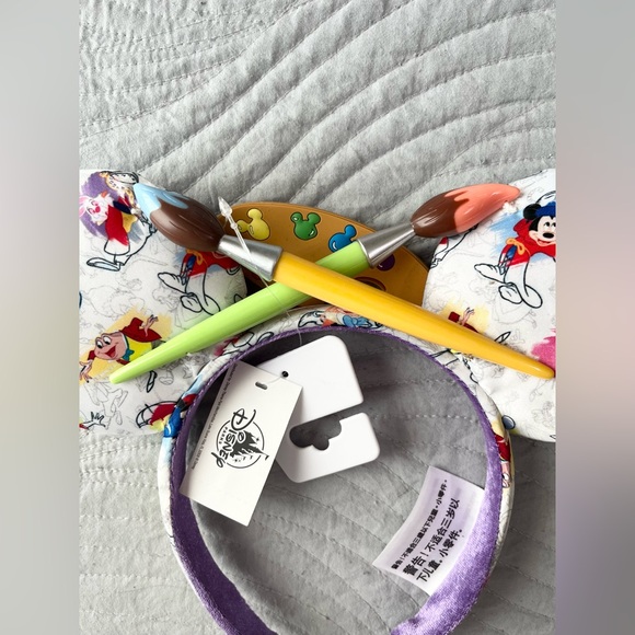 Disney Parks 2020 Ink & and Paint Minnie Mickey Mouse Ears Headband Dumbo NWT - Picture 5 of 8